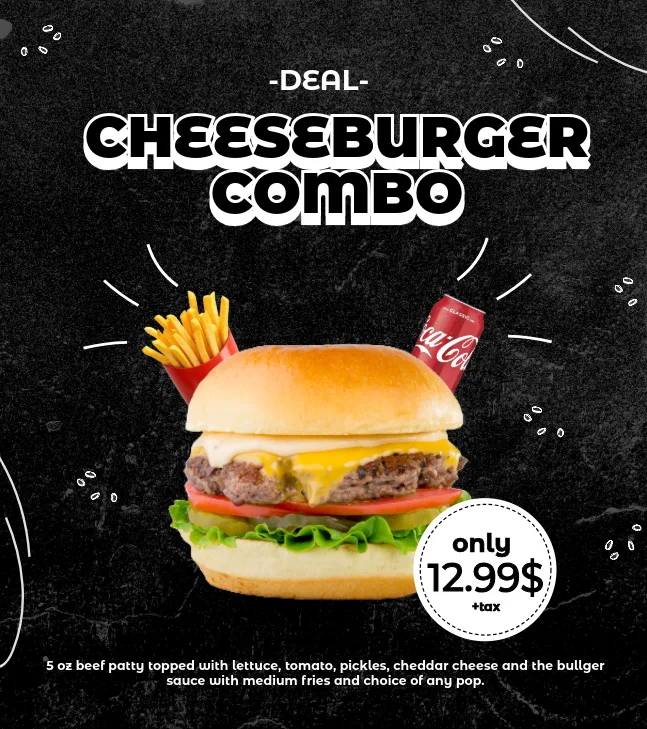 Cheese Burger and Combo